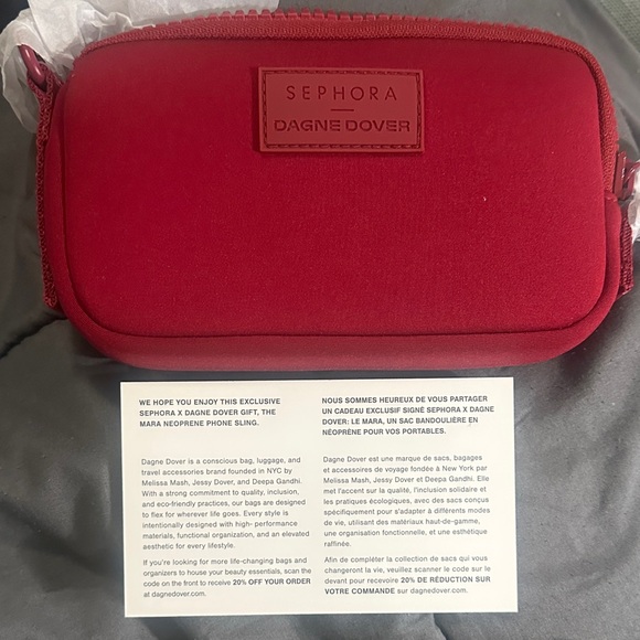 DAGNE DOVER x SEPHORA Phone Sling - Red - Picture 5 of 8
